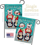 Fa La La La Fun - Winter Wonderland Winter Vertical Impressions Decorative Flags HG192289 Made In USA