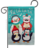 Fa La La La Fun - Winter Wonderland Winter Vertical Impressions Decorative Flags HG192289 Made In USA