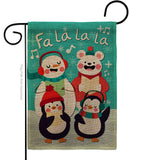 Fa La La La Fun - Winter Wonderland Winter Vertical Impressions Decorative Flags HG192289 Made In USA