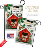 Wonderful Time of Year - Winter Wonderland Winter Vertical Impressions Decorative Flags HG192320 Made In USA