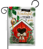 Wonderful Time of Year - Winter Wonderland Winter Vertical Impressions Decorative Flags HG192320 Made In USA