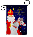 Saint Nicholas Day - Winter Wonderland Winter Vertical Impressions Decorative Flags HG192690 Made In USA