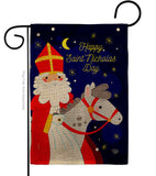 Saint Nicholas Day - Winter Wonderland Winter Vertical Impressions Decorative Flags HG192690 Made In USA