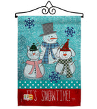 It's Snowtime - Winter Wonderland Winter Vertical Impressions Decorative Flags HG114110 Made In USA