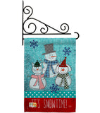 It's Snowtime - Winter Wonderland Winter Vertical Impressions Decorative Flags HG114110 Made In USA