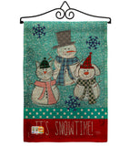 It's Snowtime - Winter Wonderland Winter Vertical Impressions Decorative Flags HG114110 Made In USA