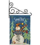 Winter Snow Day - Winter Wonderland Winter Vertical Impressions Decorative Flags HG114161 Made In USA