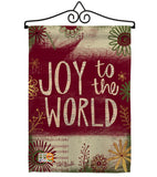 Joy to the World - Winter Wonderland Winter Vertical Impressions Decorative Flags HG114183 Made In USA