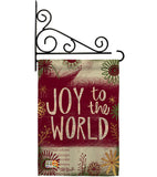 Joy to the World - Winter Wonderland Winter Vertical Impressions Decorative Flags HG114183 Made In USA