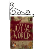 Joy to the World - Winter Wonderland Winter Vertical Impressions Decorative Flags HG114183 Made In USA