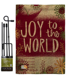 Joy to the World - Winter Wonderland Winter Vertical Impressions Decorative Flags HG114183 Made In USA