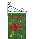 Callin All Cardinals - Winter Wonderland Winter Vertical Impressions Decorative Flags HG114216 Made In USA