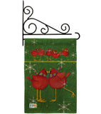 Callin All Cardinals - Winter Wonderland Winter Vertical Impressions Decorative Flags HG114216 Made In USA