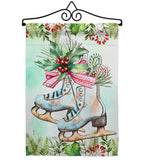 Winter Skate - Winter Wonderland Winter Vertical Impressions Decorative Flags HG114242 Made In USA