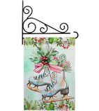 Winter Skate - Winter Wonderland Winter Vertical Impressions Decorative Flags HG114242 Made In USA