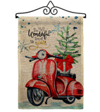 Winter Scooter - Winter Wonderland Winter Vertical Impressions Decorative Flags HG114252 Made In USA