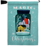 Magic Chritmas - Winter Wonderland Winter Vertical Impressions Decorative Flags HG130293 Made In USA