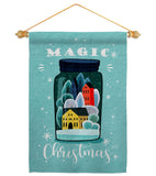 Magic Chritmas - Winter Wonderland Winter Vertical Impressions Decorative Flags HG130293 Made In USA