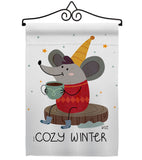 Cozy Winter - Winter Wonderland Winter Vertical Impressions Decorative Flags HG137373 Made In USA
