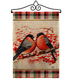 Winter Love Birds - Winter Wonderland Winter Vertical Impressions Decorative Flags HG192291 Made In USA