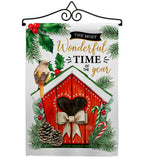 Wonderful Time of Year - Winter Wonderland Winter Vertical Impressions Decorative Flags HG192320 Made In USA