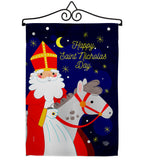 Saint Nicholas Day - Winter Wonderland Winter Vertical Impressions Decorative Flags HG192690 Made In USA