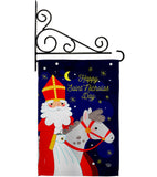 Saint Nicholas Day - Winter Wonderland Winter Vertical Impressions Decorative Flags HG192690 Made In USA