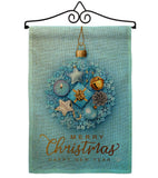 Snowflake Ornament - Winter Wonderland Winter Vertical Impressions Decorative Flags HG192699 Made In USA