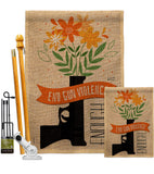 End Gun Violence - Support Inspirational Vertical Impressions Decorative Flags HG130377 Made In USA