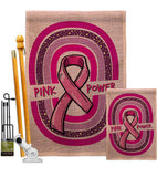 Pink Power - Support Inspirational Vertical Impressions Decorative Flags HG190178 Made In USA