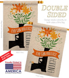 End Gun Violence - Support Inspirational Vertical Impressions Decorative Flags HG130377 Made In USA