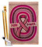 Pink Power - Support Inspirational Vertical Impressions Decorative Flags HG190178 Made In USA