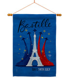 Bastille 14th July - Nationality Flags of the World Horizontal Impressions Decorative Flags HG190158 Made In USA