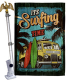 It's Surfing - Beach Coastal Vertical Impressions Decorative Flags HG106093 Made In USA