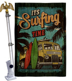 It's Surfing - Beach Coastal Vertical Impressions Decorative Flags HG106093 Made In USA