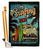 It's Surfing - Beach Coastal Vertical Impressions Decorative Flags HG106093 Made In USA