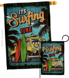 It's Surfing - Beach Coastal Vertical Impressions Decorative Flags HG106093 Made In USA