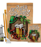 Oktoberfest Festival - Beverages Happy Hour & Drinks Vertical Impressions Decorative Flags HG137109 Made In USA