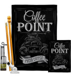 Coffer Point - Beverages Happy Hour & Drinks Vertical Impressions Decorative Flags HG137272 Made In USA