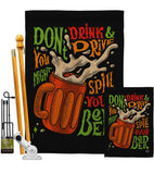 Don't Drink Beer - Beverages Happy Hour & Drinks Vertical Impressions Decorative Flags HG192300 Made In USA