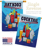 Congregation - Beverages Happy Hour & Drinks Vertical Impressions Decorative Flags HG117034 Made In USA