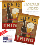 Brewtiful Thing - Beverages Happy Hour & Drinks Vertical Impressions Decorative Flags HG117048 Made In USA