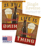 Brewtiful Thing - Beverages Happy Hour & Drinks Vertical Impressions Decorative Flags HG117048 Made In USA