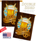 Oktoberfest - Beverages Happy Hour & Drinks Vertical Impressions Decorative Flags HG137024 Made In USA