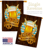 Oktoberfest - Beverages Happy Hour & Drinks Vertical Impressions Decorative Flags HG137024 Made In USA