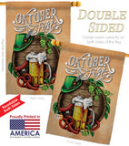Oktoberfest Festival - Beverages Happy Hour & Drinks Vertical Impressions Decorative Flags HG137109 Made In USA