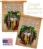 Oktoberfest Festival - Beverages Happy Hour & Drinks Vertical Impressions Decorative Flags HG137109 Made In USA