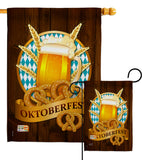 Oktoberfest - Beverages Happy Hour & Drinks Vertical Impressions Decorative Flags HG137024 Made In USA