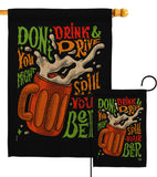 Don't Drink Beer - Beverages Happy Hour & Drinks Vertical Impressions Decorative Flags HG192300 Made In USA