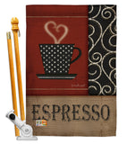 Espresso - Beverages Happy Hour & Drinks Vertical Impressions Decorative Flags HG117026 Made In USA